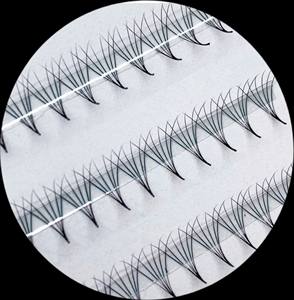 Extensiones de Pestañas 6D Pre-fabricadas Hechas a Mano Profesionales, Pestañas Sintéticas CC Fáciles de Usar, Maquillaje de Belleza Diaria, Empaque Nhu Eyelash - Product Image 2