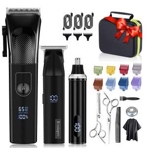 Tondeuse de Précision Professionnelle Rechargeable pour Hommes, Tondeuse Électrique Nez et Barbe à Coupe Rapprochée avec Alimentation USB - Product Image 1