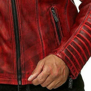 Automne hiver hommes veste en cuir meilleure qualité hommes veste en cuir véritable cuir respirant hommes veste - Product Image 6