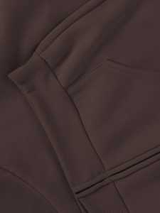 Sweat à capuche pour femme en coton brodé avec logo personnalisé Sweat à capuche oversize respirant à épaules tombantes Design tendance Y2K - Product Image 5