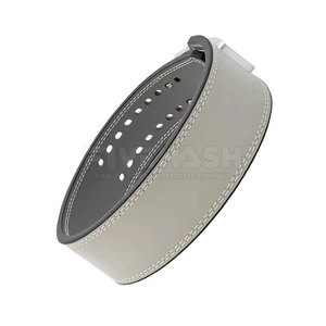 Cinturón de Cuero de Vaca para Levantamiento de Pesas con Hebilla de Palanca, Cinturón de Powerlifting, Cinturón de Entrenamiento de Cintura - Product Image 2