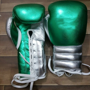 Guantes de boxeo de cuero PU, guantes de boxeo profesionales, brillantes, a granel, baratos, venta al por mayor - Product Image 3