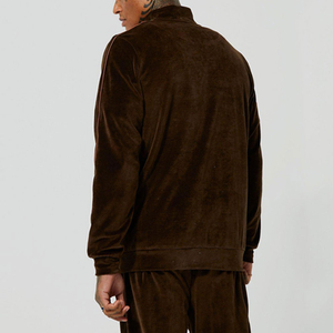 Chándal de terciopelo personalizado de alta calidad, ropa deportiva para hombre, traje de terciopelo, chándales de terciopelo de lujo para hombre - Product Image 4