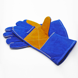 Guantes de Cuero de Piel de Cabra Resistentes a los Cortes, con Diseño Floral de Búfalo, de 12 Pulgadas, Protección para Soldadura, Trabajo Agrícola y de Jardinería - Product Image 5