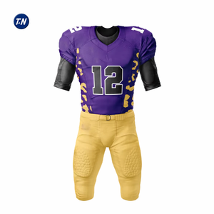 กางเกงขาสั้นฟุตบอลอเมริกันพิมพ์ลาย 3 มิติ สวมใส่สบาย ทนทาน ผลิตจากโพลีเอสเตอร์ 100% แห้งเร็ว ระบายอากาศได้ดี มีไซส์พลัส - Product Image 5