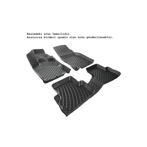 Citroen Cactus After 2014 Alfombrilla Negro 3D Piscina Totalmente Compatible - Product Image 2