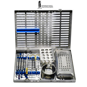Venta caliente 13PCS Dental PRF Box GRF System Conjunto de instrumentos de implante de fibrina rica en plaquetas Conjunto de kit de Cirugía de membrana dental - Product Image 1