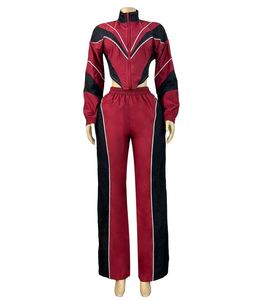 Conjunto Deportivo de 2 Piezas para Mujer, Sudadera con Capucha y Pantalones de Chándal, Cuello Alto, Diseño Casual de Invierno, con Logotipo Personalizado - Product Image 1