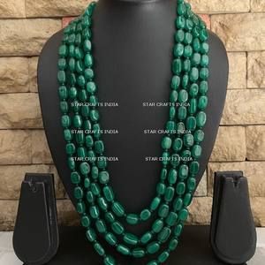 Vente en gros de collier de perles bohème arc-en-ciel en résine acrylique fait à la main chaîne de clavicule mode féminine - Product Image 4