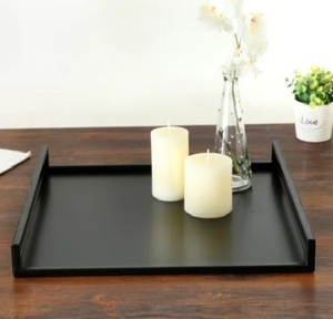 Bandeja Rectangular de Metal Personalizable, Estilo Nuevo, para Servir Postres y Chocolates, con Acabado Dorado, Superventas - Product Image 2