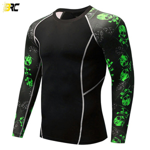 Maillot de bain imprimé pour hommes, Protection contre les éruptions cutanées, vente en gros, nouveau Design 2022 - Product Image 2