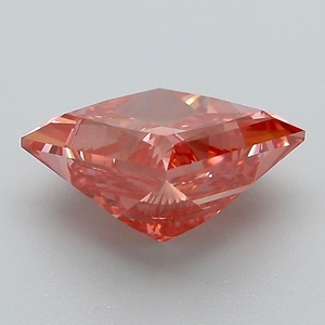 Diamant rose vif fantaisie certifié IGI, cultivé en laboratoire, taille princesse, diamant non monté pour la vente en gros de bijoux fins - Product Image 5