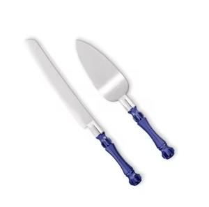 Ensemble de serveurs à gâteau faits à la main, durables, écologiques, avec poignée en laiton plaqué or, aspect moderne, par le Village des Artisans - Product Image 4