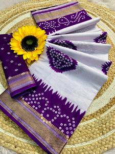 Atractivo algodón Mul con Patola diseño Sari mujer fabricante de moda de Surat a la tarifa más baja - Product Image 4