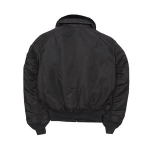 Chaquetas informales personalizadas de alta calidad para hombre Otoño/Invierno Color sólido con capucha Bomber bordado Decoración Ropa larga al por mayor - Product Image 2