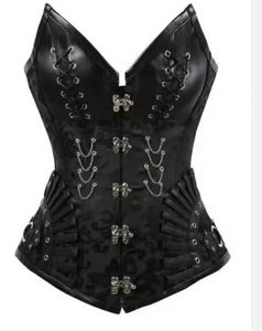 Top Trending 2025 Best Design <b>Women's</b> Leather <b>Corset</b> Breathable Eco-Friendly Customizable Anti-Bacterial Shapewear - Product Image 1