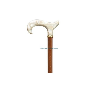 แท่งไม้เดินแบบวินเทจสำหรับผู้สูงอายุไม้เท้าฝังกระดูกงานทำมือออกแบบโลโก้ได้ตามต้องการหรูหรา - Product Image 1