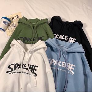 เสื้อฮู้ดผ้าฝ้ายคอตตอนทรงครอปแบบสวมหัวมีซิปมีฮู้ดแบบยูนิเซ็กส์พร้อมพิมพ์ดิจิตอลและฮู้ดแบบปรับได้ - Product Image 5