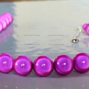 Collar de Rosario católico azul marino más nuevo de fábrica personalizado para oración cristiana con cuentas de resina negra mate de 10 mm - Product Image 2