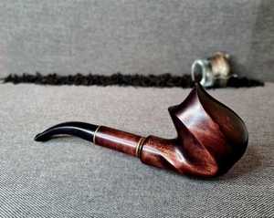 Juego para fumar de madera maciza de lujo Pipa de madera natural hecha a mano Diseño único Pipa de madera al por mayor para uso de tabaco - Product Image 6