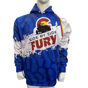 Sweat à capuche de sport à séchage rapide, respirant, à capuche d'équipe avec logo personnalisé pour l'entraînement et le streetwear - Product Image 1