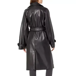 Chaqueta de Cuero Sintético Estilo Urbano, Moda Juvenil, Estilo Urbano, Cierre de Cremallera, Frente de Piel Sintética, Cortavientos, Transpirable, Venta al por Mayor - Product Image 3