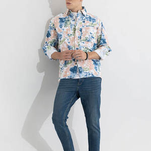 Veste en jean déchirée pour homme, streetwear, vêtements d'extérieur délavés, jean bleu, mode d'hiver, épaisse, chaude, boutonnée, décontractée - Product Image 2