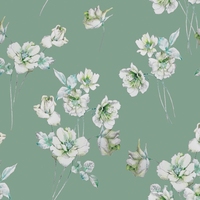 Tela de Poliéster Koshibo Chiffon con Estampado Digital de Flores Personalizado para Vestidos de Novia en Canadá, Diseño de Tela para Tops