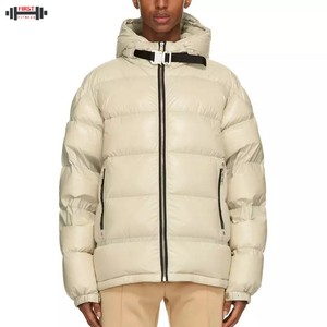 2025 Korean Fashion Winter Puffer Jacket <b>Stand</b> Collar Men Women Warm Solid Bubble Coat Black Plus Size Canvas - Product Image 1