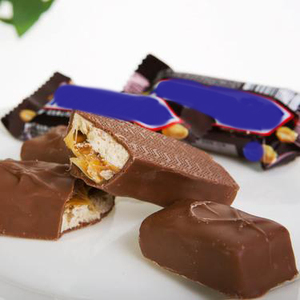 Ligne de production de barres chocolatées entièrement automatique, machine industrielle pour la fabrication de barres <span class=keywords><strong>Snickers</strong></span>, équipement commercial pour barres au nougat et aux cacahuètes - Product Image 6