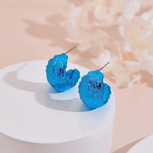 Haute qualité à la mode grosse goutte d'eau géométrique boucle d'oreille bijoux mode style coréen résine boucles d'oreilles pour les femmes - Product Image 4