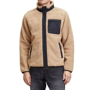 Fabricant OEM Couverture personnalisée Bomber avec fermeture éclair Manteau chaud d'hiver Vestes polaires personnalisées pour hommes - Product Image 1