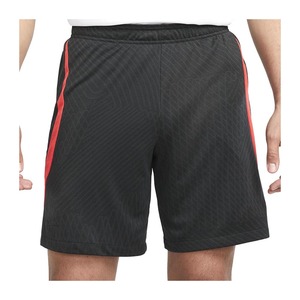Pantalones Cortos Deportivos Negros Personalizados con Panel Lateral Rojo, Pantalones Cortos Deportivos Transpirables de Poliéster para Gimnasio y Entrenamiento para Hombre - Product Image 1