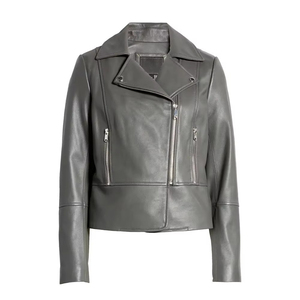 เสื้อแจ็คเก็ตขี่มอเตอร์ไซค์สำหรับผู้หญิง, เสื้อโค้ทสั้นเข้ารูปปกพับลงเข้ารูประบายอากาศได้ดีที่สุดตาม2025 - Product Image 6