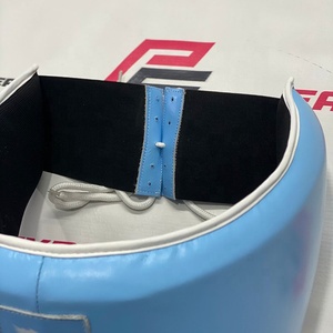 Guantes de Boxeo de Cuero 100% Originales de Alta Calidad, Hechos en Pakistán, Guantes de Boxeo para Hombre Más Vendidos, Color Azul - Product Image 6