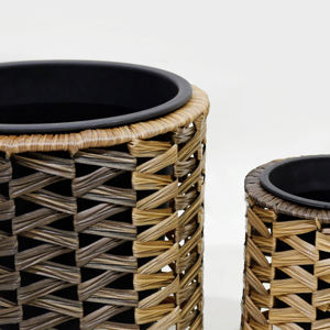 Artex Dong Thap Grandes jardinières d'extérieur faites à la main en jonc de mer et jacinthe d'eau Artisanat naturel écologique - Product Image 6