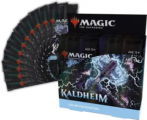 Migliore qualità originale nuovo MTG : Magics The Gathering Kaldheim Collector Booster Box | 12 confezioni (180 carte magiche)