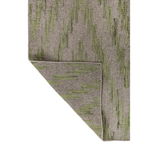 พรมลายเรียบง่าย Indusbar ทำจากขนสัตว์และใยวิสโคส สีเทาและสีดำ ทอแบบเรียบ สำหรับใช้ในบ้าน-ADWV-13014 - Product Image 5