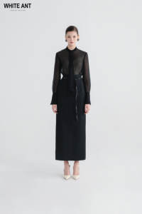 High Quality Elegant HIRA <b>LONG</b> <b>SKIRT</b> Woman Fashion Clothes Custom Packaging Women <b>Skirt</b> Set WHITEANT Substainable Fashion - Product Image 2