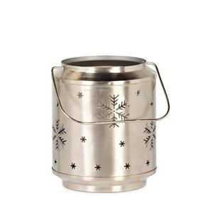 Christmas Decorative Metal <b>Lantern</b> <b>Candle</b> <b>Holder</b> With Snow Flakes Design Silver Finished Hanging <b>Candle</b> <b>Lantern</b> - Product Image 5