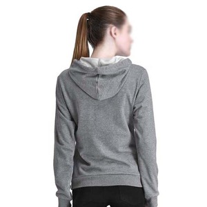 Sudaderas con capucha de lana de algodón de alta calidad para mujer, sudaderas transpirables de talla grande, Sudadera con capucha bordada personalizable para invierno forrada - Product Image 2