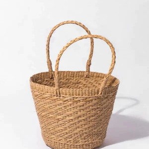 Venta al por mayor Tienphong verano hecho a mano tejido Kauna agua Jacinto marketing cesta regalo perfecto para mujeres niñas mamá - Product Image 1