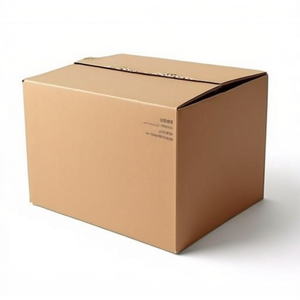 Corrugated Cardboard Shipping Carton 50x37x31 cm Brown Neutral Goods Box - Product Image 3