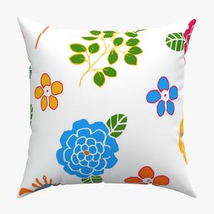 High Quality Handmade Woven Fabric Cushion Cover Printed Home <b>Decorative</b> <b>Pillows</b> Top Summer Season Square Pattern Exported India - Product Image 6
