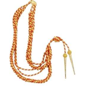 Cordons d'épaule torsadés en fil métallique, prix de gros, accessoires uniformes, aiguillette uniforme - Product Image 1