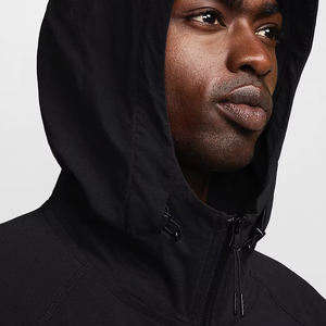 Chaqueta cortavientos Vintage personalizada para hombre, ligera, con cremallera completa, para exteriores, cortavientos, apliques de longitud larga, teñido liso para invierno - Product Image 3