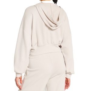 Sudadera con capucha de manga larga con estilo más vendida para mujer, sudaderas cortas informales, jerséis, moda de invierno, cuello con capucha 2026 - Product Image 4