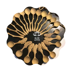 Meilleure vente Ensembles de cuillères en bois antiadhésives avec manche court/long et styles personnalisés pour la vente en gros - Product Image 1