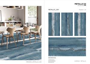 Carreaux muraux intérieurs émaillés en métal mat 600*1200mm Carreaux de sol de bar-café de style européen avec aspect marbre Carreau de porcelaine pour l'intérieur - Product Image 5