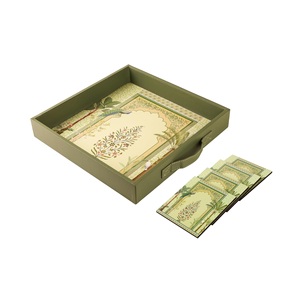 Vente en gros de plateau de service personnalisé en bois naturel carré/rectangulaire/métal café nourriture pour la cuisine maison hôtel - Product Image 2